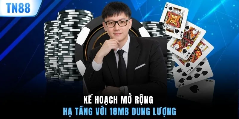 Kế hoạch mở rộng hạ tầng với 18MB dung lượng